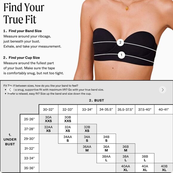 Pepper MVP Multiway Strapless Bra 36A - Picture 3 of 3